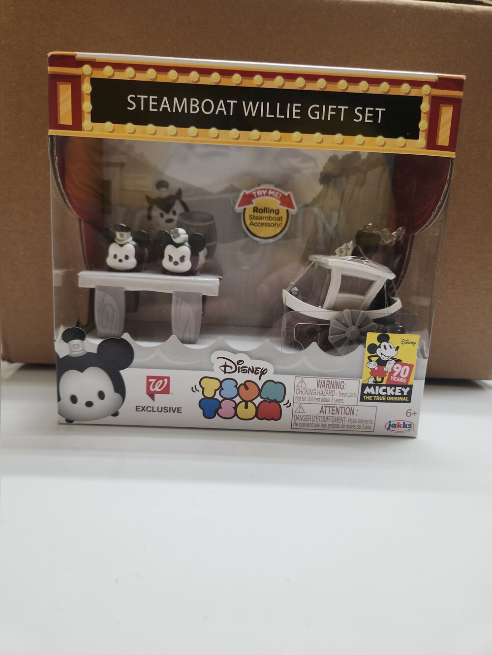 Disney Tsum Tsum Steamboat Willie Gift Set - Black & White